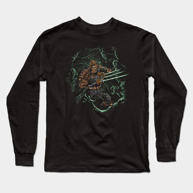 NercoNightmare Long Sleeve T-Shirt by Fearcheck